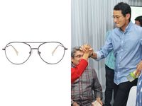 Harga Rp 1 Jutaan, Ini 5 Kacamata Brand Lokal yang Dipakai Sandiaga Uno