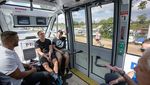 Melihat Uji Coba Bus Tanpa Pengemudi di Jalanan Kota Mainz Jerman