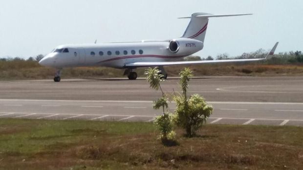 Pesawat jet pribadi yang dinaiki David Beckham