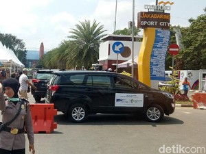 Kendaraan Berbahan Bakar Fosil Dilarang Masuk Jakabaring Mulai Hari Ini