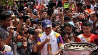 Rencananya, kirab obor di Jakarta Barat ini akan berakhir di Lapangan Fatahillah, Kota Tua.
