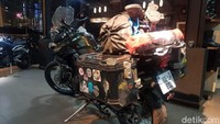 Michael sendiri menggunakan motor Triumph Tiger 800. Dia sengaja memilih moge ini karena sesuai dengan karakternya untuk bertualang. Foto: Rangga Rahadiansyah