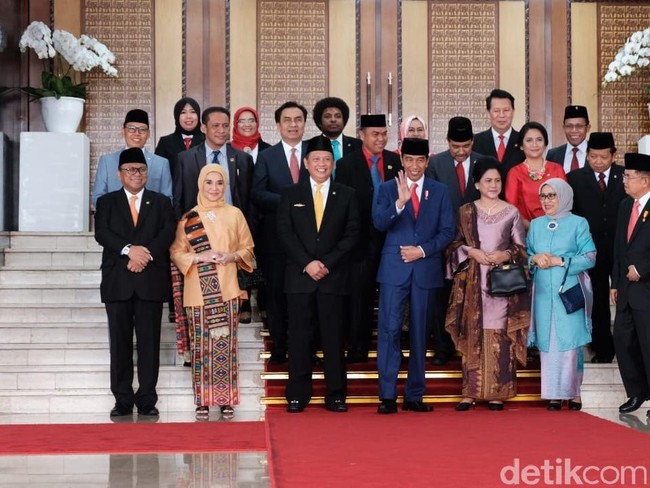 Sidang Tahunan baru saja berlangsung di Gedung MPR, Jakarta, Kamis (16/8/2018). Turut hadir mendampingi Presiden RI Joko Widodo, Ibu Negara Iriana Jokowi. (Foto: Andhika Prasetia-detikcom)