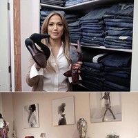  Lagi, masih dari lemari Jennifer Lopez, ibu dua anak ini juga memiliki lemari super besar untuk menyimpan koleksi jeans yang mencapai ratusan. Ada pula rak besar untuk menaruh puluhan clutch dan high heels. Foto: Instagram/People
