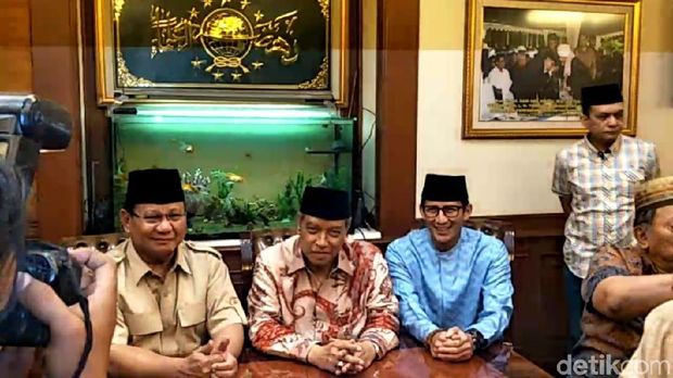 Sandiaga dan Prabowo berkunjung ke PBNU