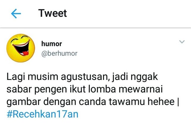 Tak sabar untuk mewarnai gambar dengan canda tawamu. Foto: Twitter