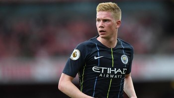 Kevin De Bruyne (Man City/Belgia) dengan rating 91. (Foto: Michael Regan/Getty Images)