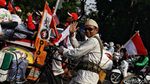 Kirab Napak Tilas Sambut HUT RI di Tugu Proklamasi