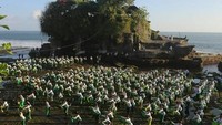 Tarian ini merupakan garapan dari Bupati Tabanan Ni Putu Eka Wiryastuti. Persiapan pun dilakukan dengan baik, mulai dari segi penari, koreo gerakan, maupun dari segi tampilan sang penari. Foto: dok. Pemkab Tabanan