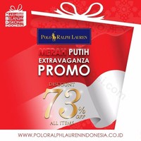 Mencari busana untuk pria? Brand Polo Ralph Lauren patut dikunjungi. Merek tersebut juga mengadakan promo spesial di Hari Kemerdekaan dengan diskon 73% untuk semua barang. Foto: ist