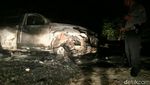 Penampakan Mobil Polisi Hutan Dibakar Orang Tak Dikenal di Jateng