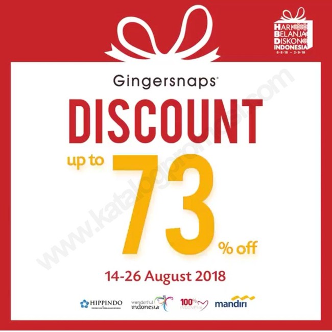 Tak hanya busana orang dewasa, Anda juga bisa menemukan pilihannya yang diskon untuk si kecil. Gingersnaps menawarkan sale hingga 73% yang berlangsung sampai 26 Agustus. Foto: ist