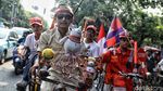 Kirab Napak Tilas Sambut HUT RI di Tugu Proklamasi