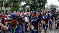 Rute kirab obor Asian Games 2018 hari ini akan dimulai dari Balai Kota dan berakhir di Danau Sunter.