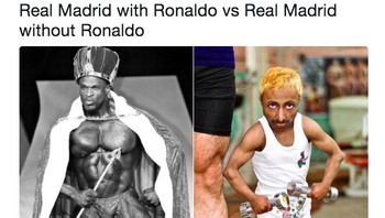 Madrid tanpa Ronaldo lagi-lagi digambarkan payah. Foto: istimewa