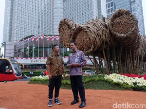 5 Fakta Instalasi Getah Getih di Bundaran HI yang Dibongkar