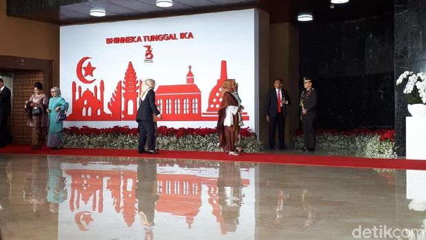 Ornamen Keberagaman Agama Hiasi Sidang Tahunan MPR/DPR 2018
