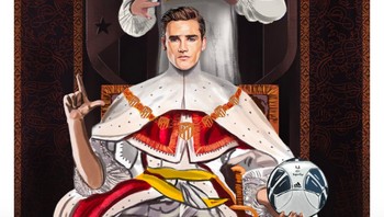 Sergia Ramos harus menyerahkan mahkota ke Griezmann. Foto: istimewa