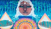 Dilukis oleh banyak seniman terkenal, tema dari mural ini pun bermacam-macam. Ada mural dengan tema agama, lingkungan sampai anak-anak. (museoacieloabiertoensanmiguel.cl)