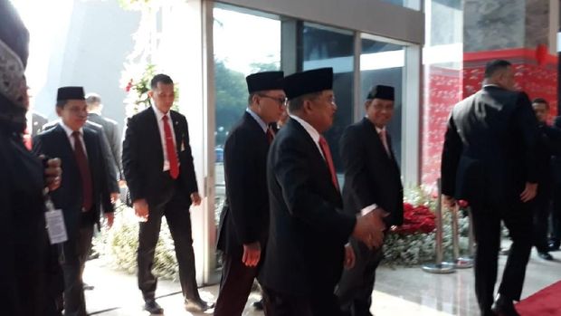 Jokowi-JK Tiba di Sidang Tahunan MPR/DPR