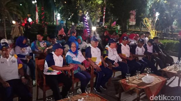 Yasonna hingga Wali Kota Sambut Obor Asian Games di Jakarta Utara