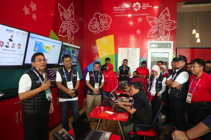 Dirut Telkom Pantau Kesiapan Layanan TelkomGroup untuk Asian Games
