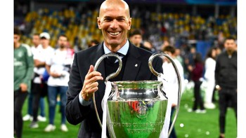Prestasi Zidane di final bersama Madrid selalu mentereng, tidak seperti semalam. Foto: istimewa