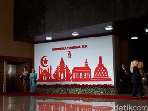 Ornamen Keberagaman Agama Hiasi Sidang Tahunan MPR/DPR 2018