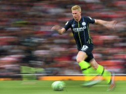 Gelandang Manchester City Kevin de Bruyne ditaksir punya nilai transfer 150,4 juta euro (Rp2,5 triliun). Foto: Michael Regan/Getty Images