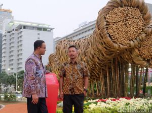 Penjelasan Anies soal Anggaran Getah Getih Karya Seni yang Dinikmati Warga