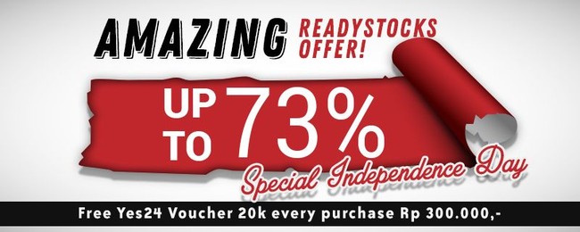 Bagaimana dengan situs belanja? Beberapa diantaranya juga diskon sampai 73%, termasuk Yes24. Situs yang menawarkan barang-barang Korea ini menawarkan potongan harga untuk barang-barang ready stock. Adapun voucher tambahan untuk pembelanjaan Rp 300 ribu. Foto: ist