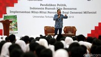 Menurut Denny JA, pendukung Pancasila kian tahun kian menurun. Sejak diukur tahun 2005, hingga 2018, 13 tahun kemudian, pendukung Pancasila menurun 10 persen, dari 85.2 persen (2005) menjadi 75.3 persen (2018). Hal itu memprihatinkan bagi Denny dan team KBI (Komunitas Bela Indonesia). Jika pendukung Pancasila terus menurun hingga ke bawah 50 persen, bukan tak mungkin dengan sedikit manuver politik dan krisis ekonomi, eksistensi NKRI dipertaruhkan.