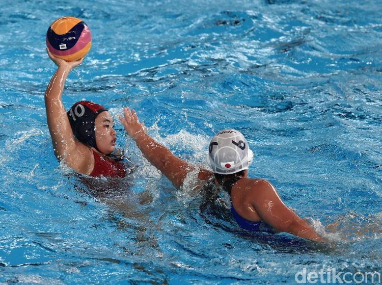 Polo Air Putri Indonesia Dibantai Jepang