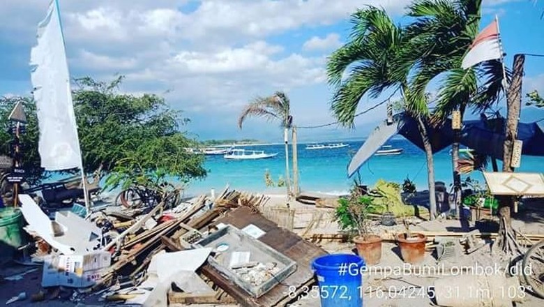 Tak Terdampak Gempa Kawasan Wisata Kuta Lombok Beroperasi