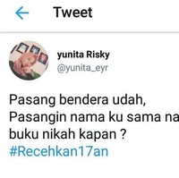 Kapan namamu dan nama gebetan dipasangin di buku nikah? Foto: Twitter