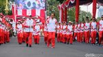 Ekspresi Jokowi Saat Api Obor Asian Games yang Dibawa Mati