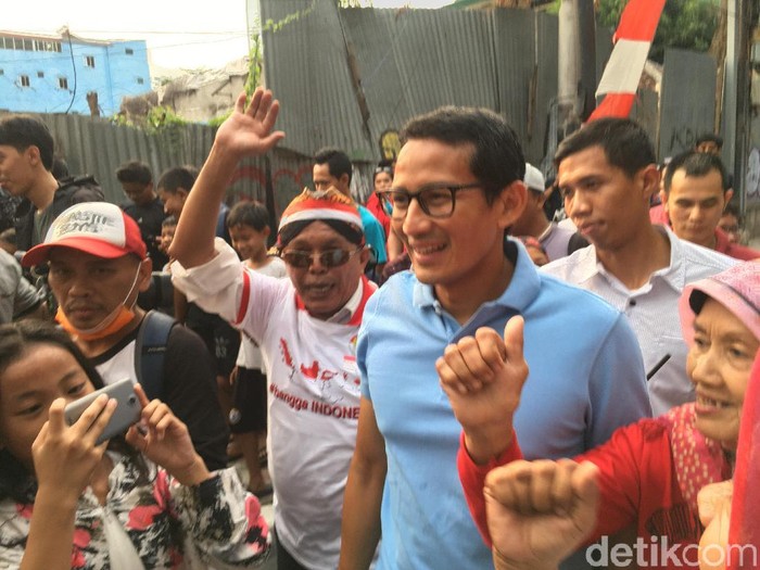 Relawan #2019GantiPresiden Dihadang, Sandi: Mestinya Saling Dukung