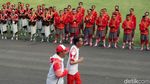 Ekspresi Jokowi Saat Api Obor Asian Games yang Dibawa Mati