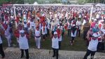 Antusias Masyarakat di Tapal Batas Indonesia-Malaysia Rayakan HUT RI