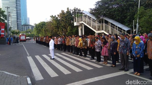 Agus Rahardjo Pimpin Upacara HUT RI di KPK