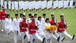 Foto: Jokowi Pimpin Upacara HUT ke-73 RI di Istana