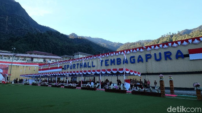 Upacara bendera RI di Freeport