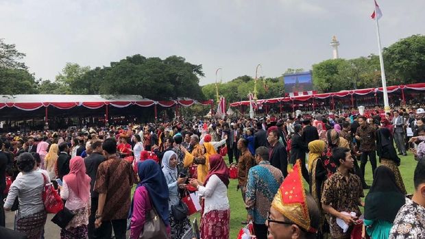 Suasana di Istana Merdeka, Jakarta