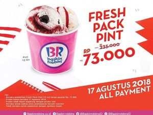 Habis Upacara? Hari Ini Ada Banyak Promo Es Krim Spesial HUT RI