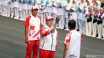Ekspresi Jokowi Saat Api Obor Asian Games yang Dibawa Mati