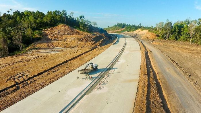 Tol Balikpapan-Samarinda telah mencapai progres 65,2%. Foto: Istimewa/Jasa Marga Tol Balikpapan-Samarinda telah mencapai progres 65,2%. Foto: Istimewa/Jasa Marga
