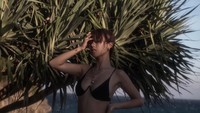 Foto: Mae juga memamerkan foto di Jeeva Beloam Beach Camp, salah satu resort mewah di Lombok. (Instagram/@marxmae)