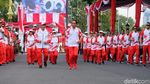Ekspresi Jokowi Saat Api Obor Asian Games yang Dibawa Mati