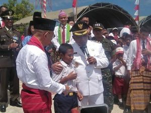 Siswa NTT Pemanjat Tiang Bendera ke Jakarta Tonton Asian Games