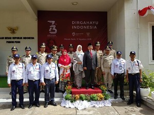 Pekik Merdeka Polisi-Tentara Kamboja di Peringatan HUT ke-73 RI